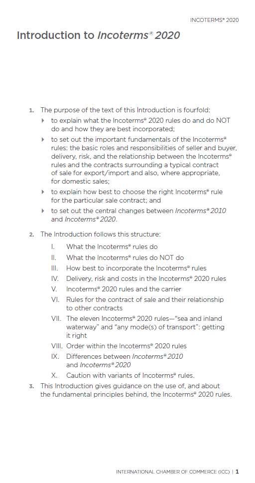 Official Introduction ICC Incoterms® 2020 (ENG)